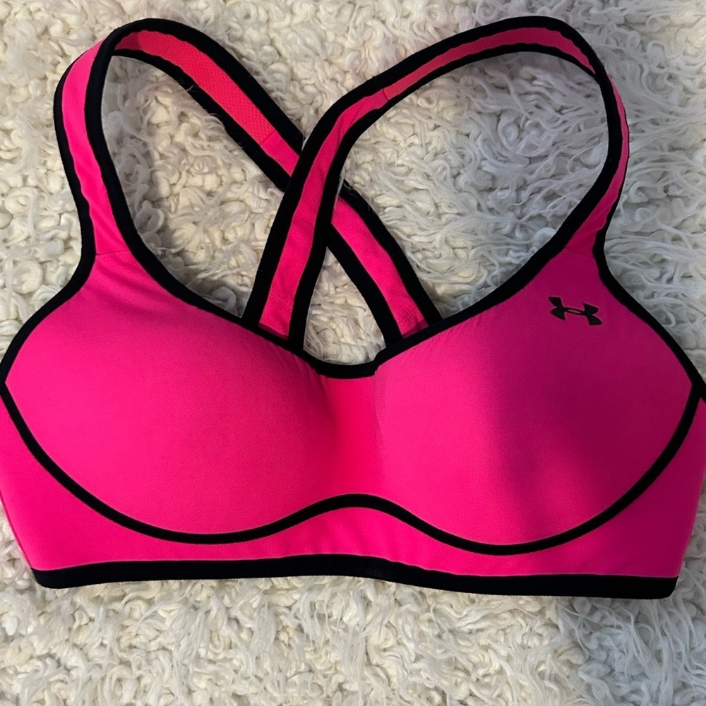 50%offw❤️ VICTORIAS SECRET Racerback Sports scuba thePlayerYoga Pink EUC 34B